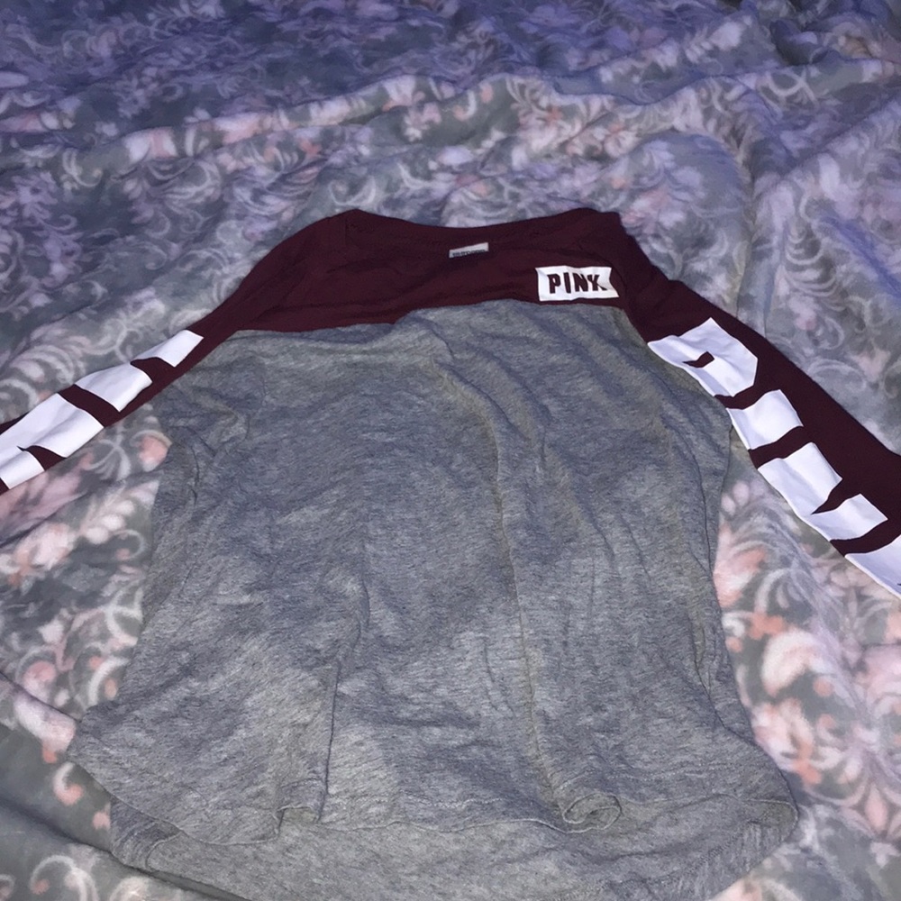 pink victoria’s secret shirt